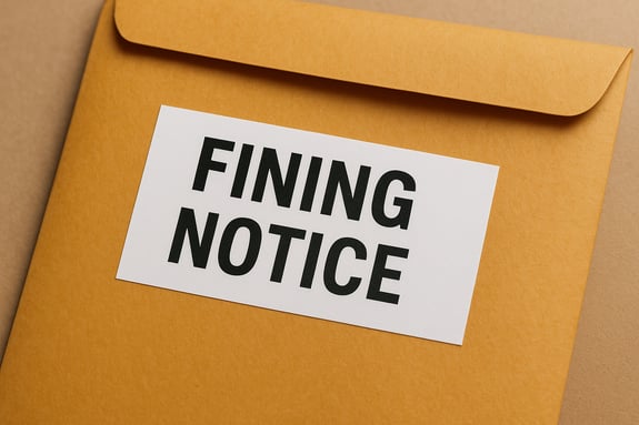 fining notice