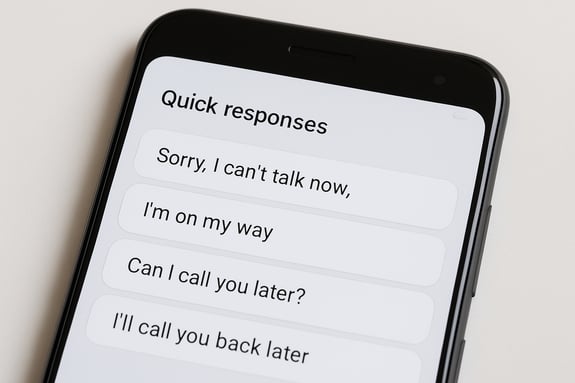 canned responses