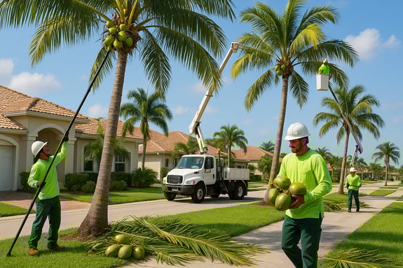 preparing landscaping for hurricane